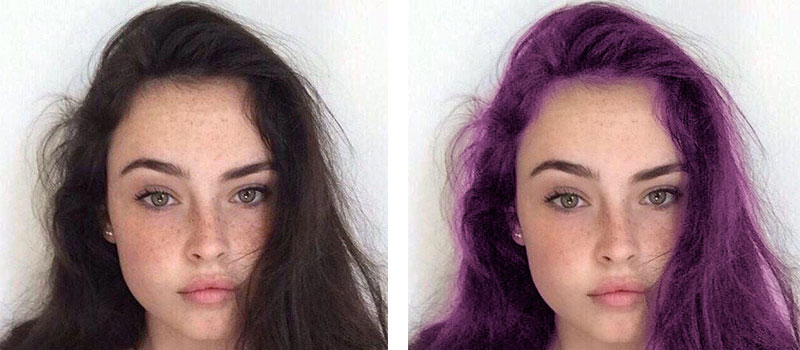 Подобрать цвет волос онлайн по фото