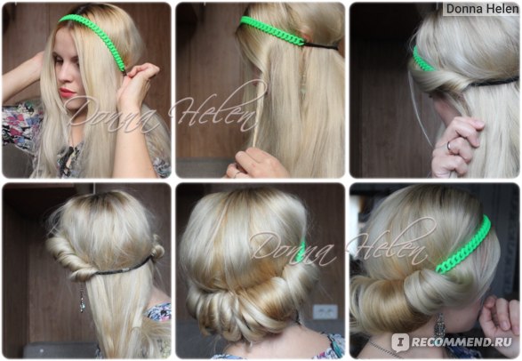 Аксессуары для волос Ободок-резинка для греческой прически   фото