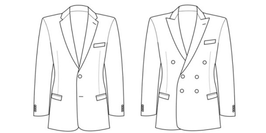 Отличия между однобортным и двубортным пиджаком 1