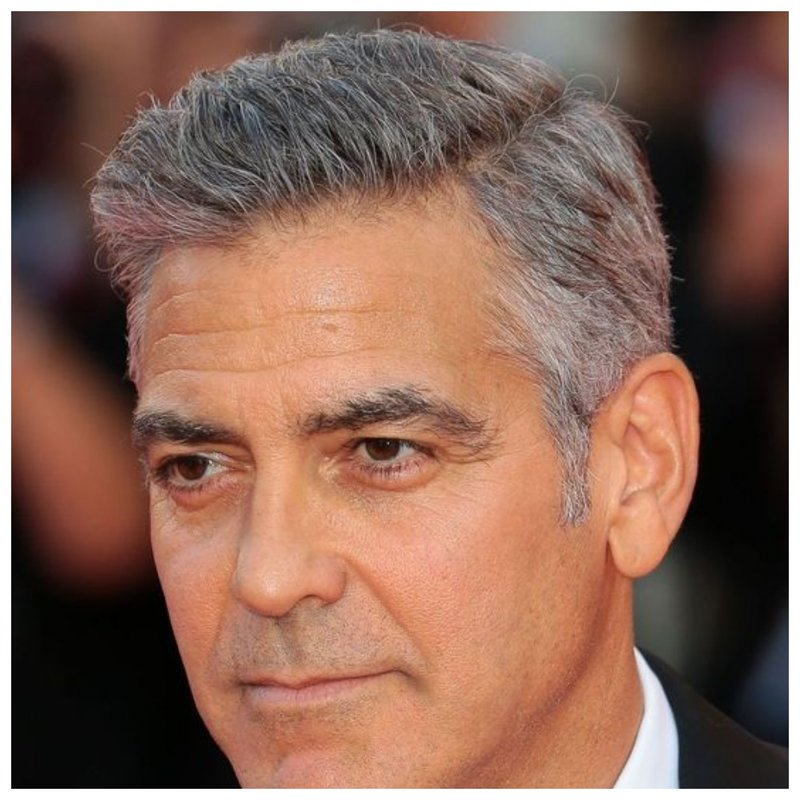 Джордж Клуни стрижка фото